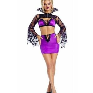 Sexy Adult Women's Costume Vampire Halloween Large New NWT Excellent Cosplay